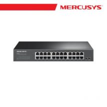 Switch 24p gigabit mercusys ms124gs desktop/rackmount - case in acciaio