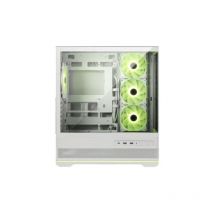 Msi case bianco, 2 usb, 1 type-c, 3x120mm argb reverse blade fan, 1x120mm argb fan, argb+pwm control