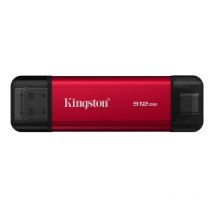 Ssd esterno 512gb portable usb+usb-c spsd/512gb kingston read:1050mb/s - write:950mb/s