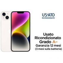 Apple refurbished iphone 14 plus 128gb ricond.starl. grado a - garanzia 1y/ 3 mesi batt