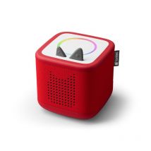 Tonies toniebox 2 kabelloser lautsprecher für kinder rot inkl. kreativ tonie