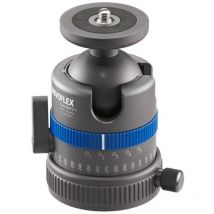 Novoflex cb3 ii testa per treppiede nero, blu metallo 1/4, 3/8 palla