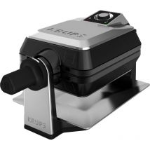 Krups fdd95d 2 waffle 1200 w nero, acciaio inossidabile