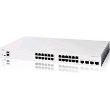 Cisco catalyst 1200-24t-4x switch gestito l3 - 24 x 10/100/1000 + 4 x 10gb ethernet sfp+ montabile su rack