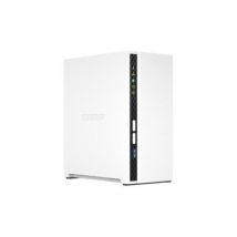 Qnap nas tower 2bay arm 4core 2.0ghz 2xsata 6gb/s 3.5/2.5 2gb ram on-board 1xgbe, 1xusb3.2 gen1, capacita max 18tb a bay