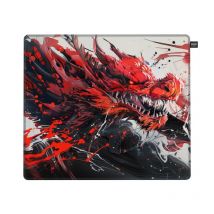 Cherry xtrfy gp6 hydrus red gaming mousepad 460 x 400 mm, stoff, rutschfeste gummiunterseite