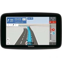 Tom tom go classic 6 2a gen navigatore per auto 6 informazioni sul traffico e avvisi autovelox, aggiornamenti mappe europa, aggiornamenti tramite wi-fi, indicatore di corsia in movimento