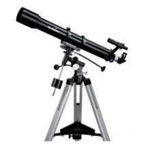 Sky watcher capricorn 70 eq1 telescopio obbiettivo 70 mm focale 900 mm treppiede incluso nero