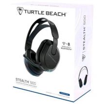 Turtle beach stealth 500 cuffie gaming con microfono wireless certificate sony playstation 5 batteria 40 ore per ps5, ps4, pc e mobile nero