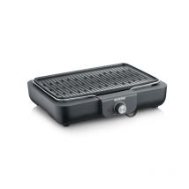 Severin pg 8556 tischgrill mit grillplatte 2300w schwarz