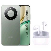 Honor magic 8 lite 5g dual sim 6.79 octa core 256gb ram 8gb 5g tim magic green + cuffie bluetooth honor buds x7 lite white
