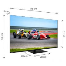 Tv 43 thomson uhd smart 4k qled google front spk 144hz piede