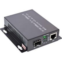 Inline ,network media converter 10/100/1000mb/s tp a lwl (lc duplex), sm, 20km