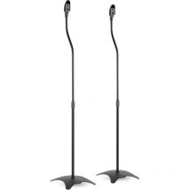 Inline supporto casse acustiche, piedistallo telescopico 68-110cm, nero, 2pz