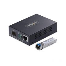 Startech.com mcm1110smlc40 convertitore multimediale di rete 2000 mbit/s 1310 nm modalità singola nero