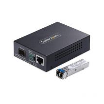 Startech.com mcm1110smlc20 convertitore multimediale di rete 2000 mbit/s 1310 nm modalità singola nero