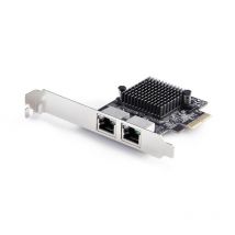 Startech.com scheda di rete pcie gigabit a 2 porte 5g, interfaccia lan pci express 5g/2,5g/1g/100m/10m, realtek rtl8126, nic