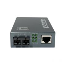 Levelone gvt-2014 convertitore multimediale di rete 1000 mbit/s 1310 nm modalità singola grigio