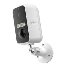 Isiwitelecamera a batteria wireless flip 2k bullet fissa per esterno ir led e showcolor audio bidire