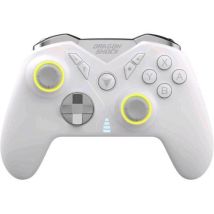 Dragonshock nebula pro controllore wireless compatibile con nintendo switch - switch lite - switch oled - ps3 - pc - android bianco