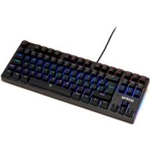 Spyco challenge ke-112 tastiera gaming meccanica usb retroilluminata led rgb ad effetti 87 tasti in abs layout italiano