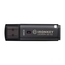 Kingston technology ironkey 64gb locker plus 50 g2, fips 197, aes-256