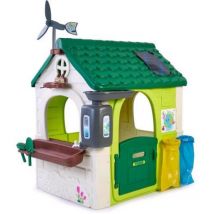 Famosa feber eco la casetta da giardino educativa 150x120x94 cm con fioriera 2 cestini per rifiuti e accessori