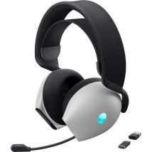 Alienware aw725h auricolare con cavo e senza cavo a padiglione gaming usb tipo-c bluetooth nero, bianco