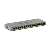 Netgear gs116ep gestito l2/l3 gigabit ethernet (10/100/1000) supporto power over ethernet (poe) grigio