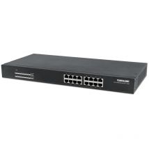 Intellinet 560993 switch di rete non gestito l2 gigabit ethernet (10/100/1000) supporto power over ethernet (poe) 1u nero
