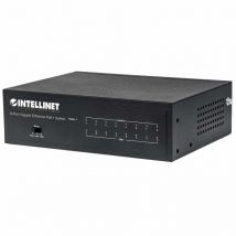 Intellinet 561204 switch di rete gestito gigabit ethernet (10/100/1000) supporto power over ethernet (poe) nero