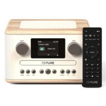 Pure classic c-d4 digitalradio white/oak eu/uk