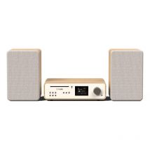 Pure classic stereo cotton white/oak eu/uk