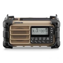 Sangean mmr-99 am/fm portables notfall-radio wüstenbräune