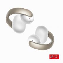 Soundcore aeroclip, white cuffie wireless in-ear chiamate/musica/sport/tutti i giorni