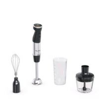 Moulinex dd6738 frullatore ad immersione 1000w lame powelix 20 velocita` con tritatutto frusta e bicchiere da 800 ml nero