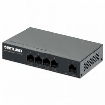 Intellinet 561792 switch di rete gigabit ethernet (10/100/1000) supporto power over ethernet (poe) nero