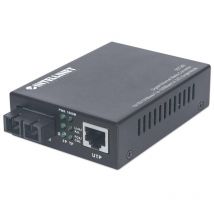 Intellinet 507349 convertitore multimediale di rete 1000 mbit/s 1310 nm modalità singola nero