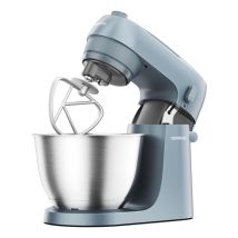 Kenwood electronics kzm35.000gy, 4 l, blau, drehregler, schlagen, kneten, mixen, whisking, edelstahl, edelstahl