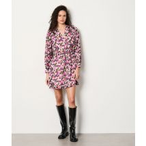 Korte shirtjurk met print - PENNY IMP - L - Aubergine - Etam