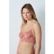 Soutien gorge classique en dentelle - EMOTION - 80D - Potiron - Etam