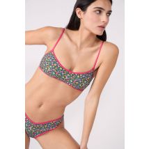 Brassière haut de maillot fleuri - POESIA SWIM - M - Framboise - Etam