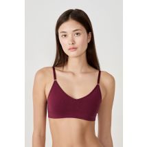 Katoenen optimaal comfort bralette - AMANDE - XS - Grenat - Etam