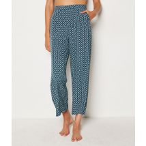 Pantalon de pyjama à motifs 7/8ème - SIANA - L - Turquoise Fonce - Etam