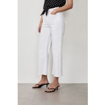 Jean coupe large 7/8ème - DODA - 32 - Blanc - Etam