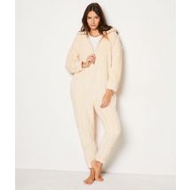 Fleece jumpsuit - MARIAM - S - Ecru - Etam