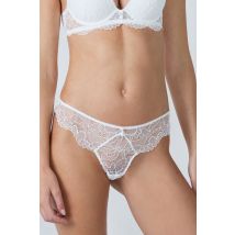 Tanga en dentelle - COEUR - 40 - Ecru - Etam