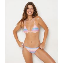 Culotte bikini ficelle bas de maillot à nouer pailleté - ROSALIA - 32 - Rose - Etam