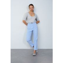 Sigaretmodel broek - PLUME - 36 - Bleu Ciel - Etam