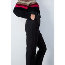 Pantalon coupe cigarette - PLUME - 40 - Noir - Etam